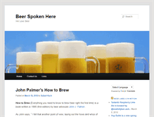 Tablet Screenshot of beerspokenhere.com